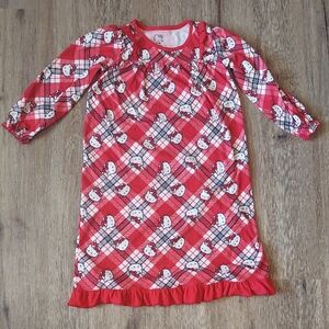 Hello Kitty Red Plaid Nightgown for Kids